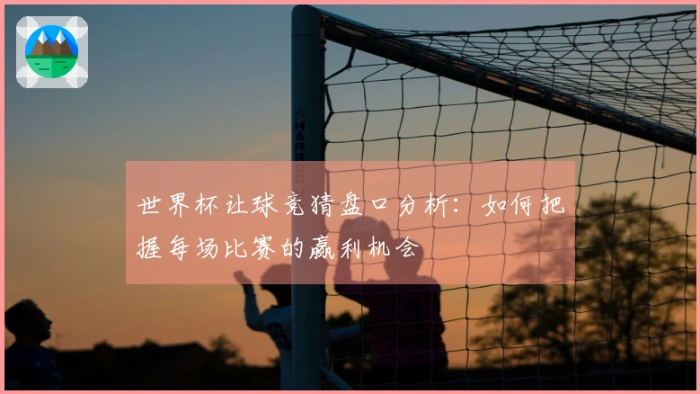 世界杯让球竞猜盘口分析：如何把握每场比赛的赢利机会